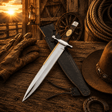 Load image into Gallery viewer, Toothpick Replica Bowie Knife – D2 Steel Gil Hibben Style