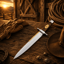 Load image into Gallery viewer, Toothpick Replica Bowie Knife – D2 Steel Gil Hibben Style