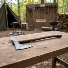 Load image into Gallery viewer, Traditional Scandinavian Bearded Axe with Hardwood Handle
