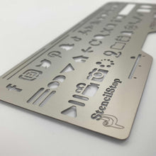 Load image into Gallery viewer, UX Design Stencil, Stainless Steel