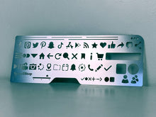 Load image into Gallery viewer, UX Design Stencil, Stainless Steel
