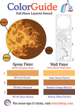 Load image into Gallery viewer, Venus Planet Wall Mural Stencil Set
