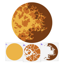 Load image into Gallery viewer, Venus Planet Wall Mural Stencil Set
