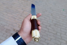 Load image into Gallery viewer, Viking Seax Knife By JW Steel Crafts.