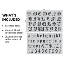 Load image into Gallery viewer, Gothic Letter Alphabet [1in Letters] Set