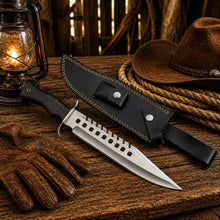 Load image into Gallery viewer, Walking Dead Negan Bowie Knife – Stainless Steel With Sheath