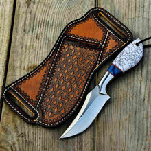 Load image into Gallery viewer, Western Style Cowboy Knife Turquoise Handle