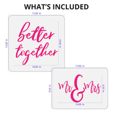 Load image into Gallery viewer, Valentine's Day Couples Stencil Set