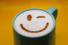 Load image into Gallery viewer, Smiley Face Coffee Stencils