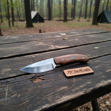 Load image into Gallery viewer, Handmade Skinner Knife Rosewood Handle Fixed Blade Hunting Knife