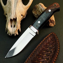 Load image into Gallery viewer, 8.2" Handmade Stainless Steel Bushcraft Knife – Full Tang Resin Handle &amp; Sheath