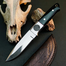 Load image into Gallery viewer, 8.7" Handmade Hunting Knife – Full Tang Stainless Steel Resin Handle