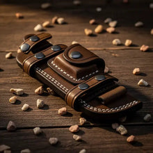 Load image into Gallery viewer, Hand Forged Damascus Tracker Knife with Micarta Handle