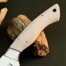 Load image into Gallery viewer, 8.7" Handmade Stainless Steel Bushcraft Knife – Full Tang Resin Handle &amp; Sheath