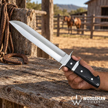 Load image into Gallery viewer, Frontiermark Pioneer Bowie Knife – High Carbon Stainless Steel &amp; Micarta