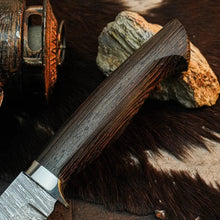 Load image into Gallery viewer, 9.2" Handmade Hunter Skinner Knife – Stainless Steel, Wood Handle &amp; Sheath