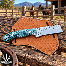 Load image into Gallery viewer, Rangestone Rasp Steel Cowboy Bull Cutter Knife – Resin Handle