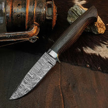 Load image into Gallery viewer, 9.2" Handmade Hunter Skinner Knife – Stainless Steel, Wood Handle &amp; Sheath