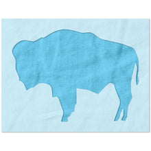 Load image into Gallery viewer, Wyoming State Flag Buffalo Stencil