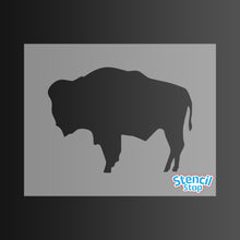Load image into Gallery viewer, Wyoming State Flag Buffalo Stencil
