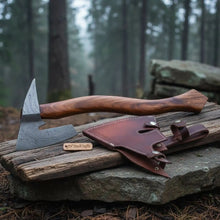 Load image into Gallery viewer, Axe Damascus Steel Axe Viking Axe Hatchet Axe Bearded Axe Tomahawk