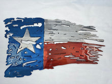 Load image into Gallery viewer, Epoxy Coat my Custom Metal Flag Wall Art for Outdoor Use, add a Deep Liquid Metal Glass Like and Deep Gloss Finish