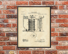 Load image into Gallery viewer, Apparatus for Treating Whiskey Patent Print - Digital Download - 7 Different Backgrounds Included