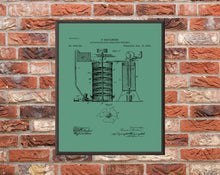 Load image into Gallery viewer, Apparatus for Treating Whiskey Patent Print - Digital Download - 7 Different Backgrounds Included