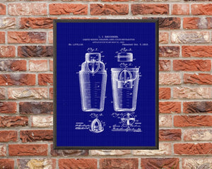 Liquid Mixer Patent Print - Digital Download - 7 Different Backgrounds Included