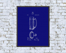 Load image into Gallery viewer, Beer Mug Patent Print - Digital Download - 7 Different Backgrounds Included