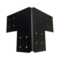 Load image into Gallery viewer, Structural Design Corner Bracket for 6x6 Post, 6x6 Corner Support Bracket, 6x6 Steel Bracket, 6 inch Post Bracket, 6x6 Corner Bracket