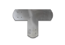 Load image into Gallery viewer, Decorative Design T Bracket for 8&quot; Post, 8 Inch T Bracket Bolt Plate, T Support Bracket, Pergola Bracket, 8 inch, Truss Plate