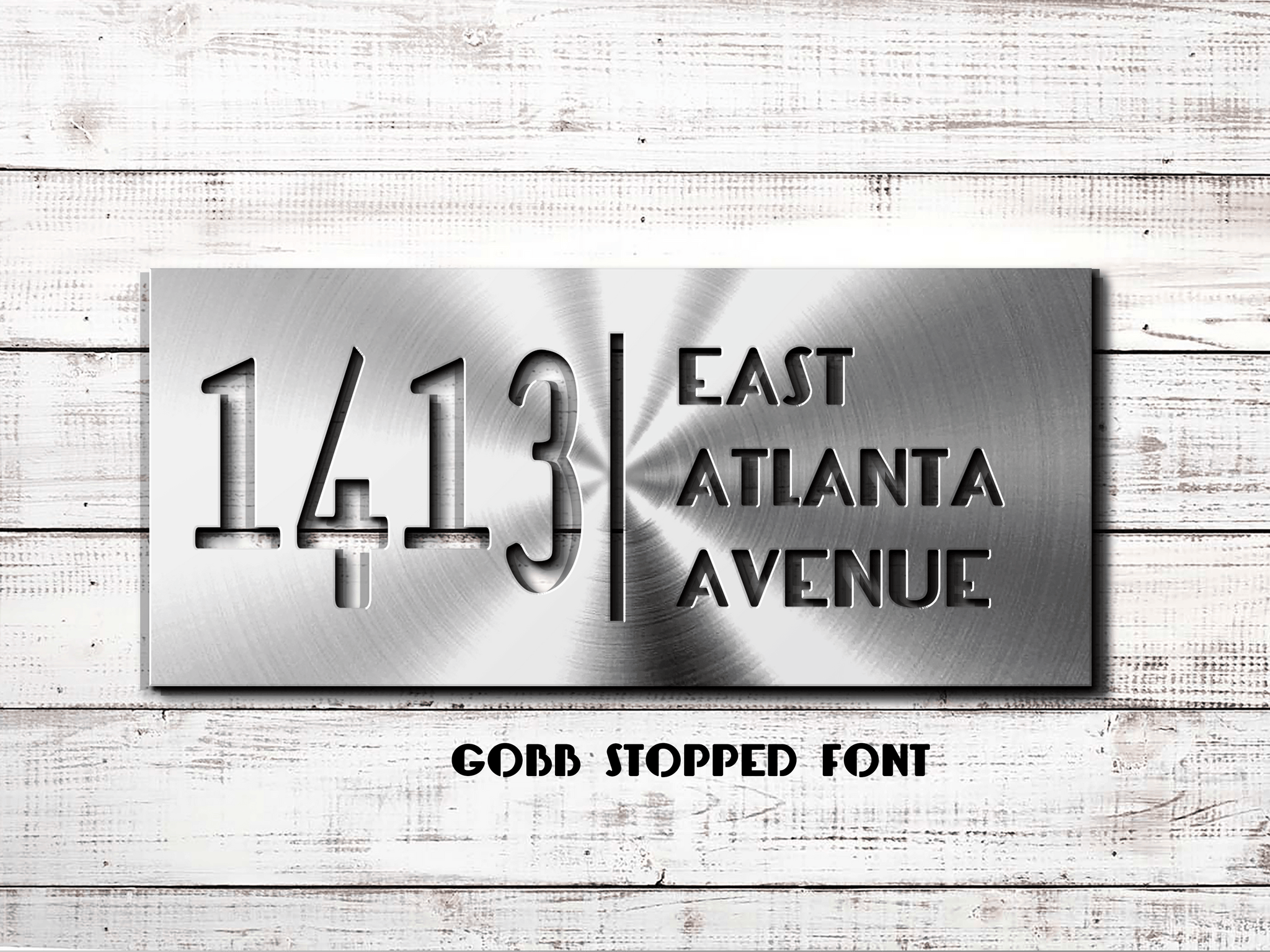 Metal House Numbers, Address Plaque, Personalized Gifts, Custom Metal  Address Sign, Metal Numbers, Home Decor 