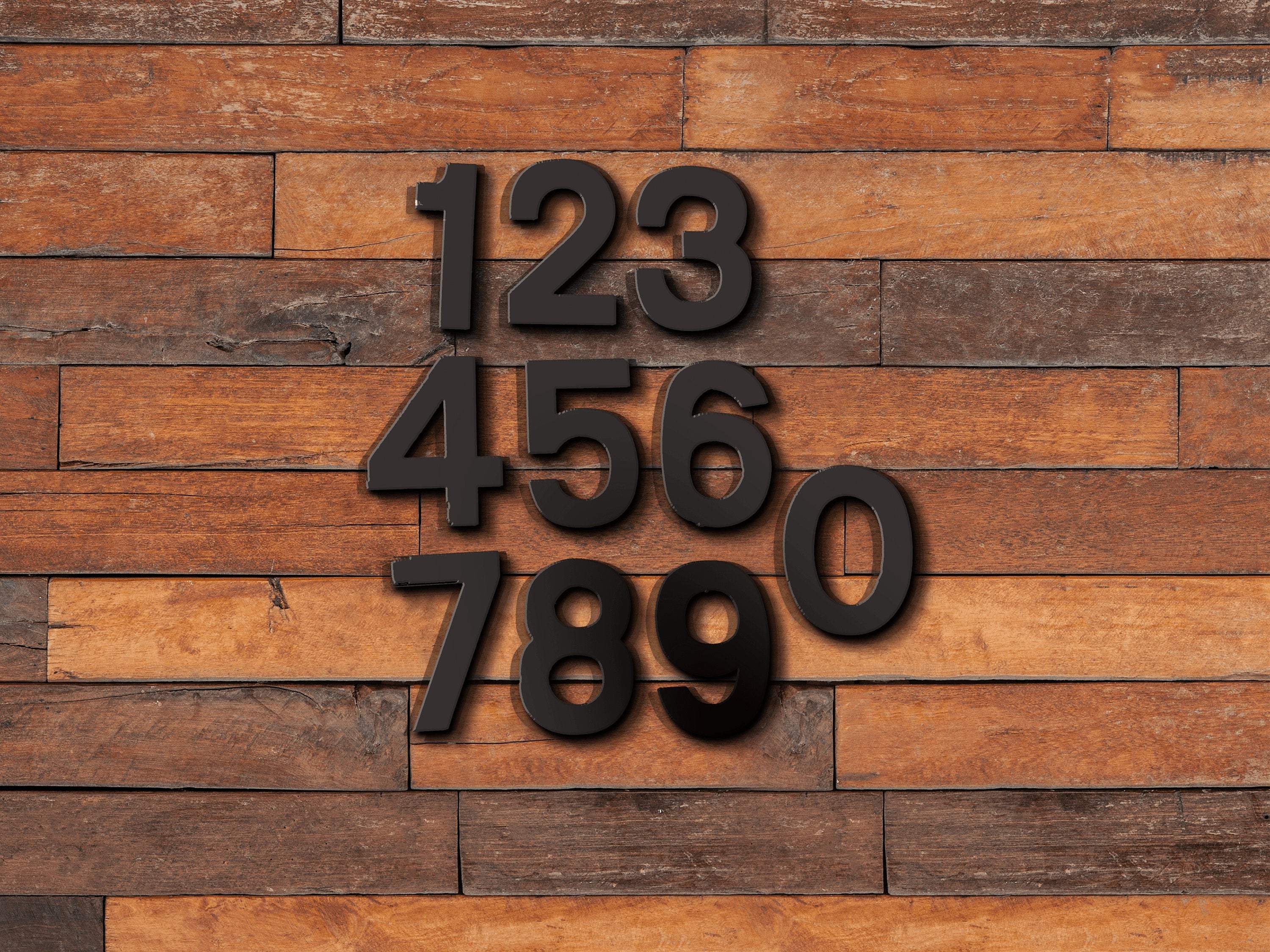 Easy Install Garage Numbers With Screws Big Numbers For House Large ...