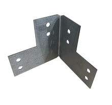 Load image into Gallery viewer, Shop Table DIY | Workbench Heavy Duty 4x4 Corner Brackets for 4 x 4 Posts | Made In the USA!