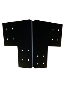 Structural Design Corner Bracket for 6x6 Post, 6x6 Corner Support Bracket, 6x6 Steel Bracket, 6 inch Post Bracket, 6x6 Corner Bracket