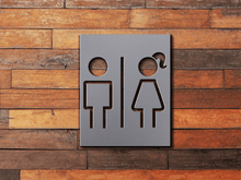Load image into Gallery viewer, Restroom Sign Bathroom Sign Men Women 1