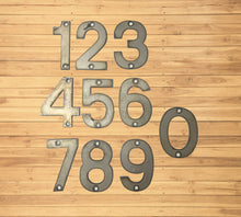 Load image into Gallery viewer, 10 Inch House Number Letters, Metal House Number Sign, House Number Plaque, Personalized Metal Address Number, Front Porch Decor