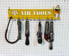 Load image into Gallery viewer, Air Tool Holder Rack With Oil Holder | Air Tool Organizer | Customizable