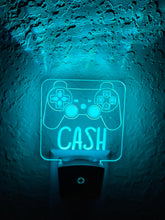 Load image into Gallery viewer, Personalized LED Playstation 4 PS4 Controller Night Light | 7 Color Changing | Night Light | Name Light | Children&#39;s Light | Room Light