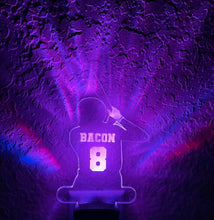 Load image into Gallery viewer, Personalized LED Baseball Batter Night Light | 7 Color Changing | Plug in Night Light | Name Light | Children&#39;s Night Light | Kids Light