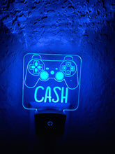 Load image into Gallery viewer, Personalized LED Playstation 4 PS4 Controller Night Light | 7 Color Changing | Night Light | Name Light | Children&#39;s Light | Room Light