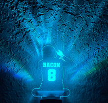 Load image into Gallery viewer, Personalized LED Baseball Batter Night Light | 7 Color Changing | Plug in Night Light | Name Light | Children&#39;s Night Light | Kids Light