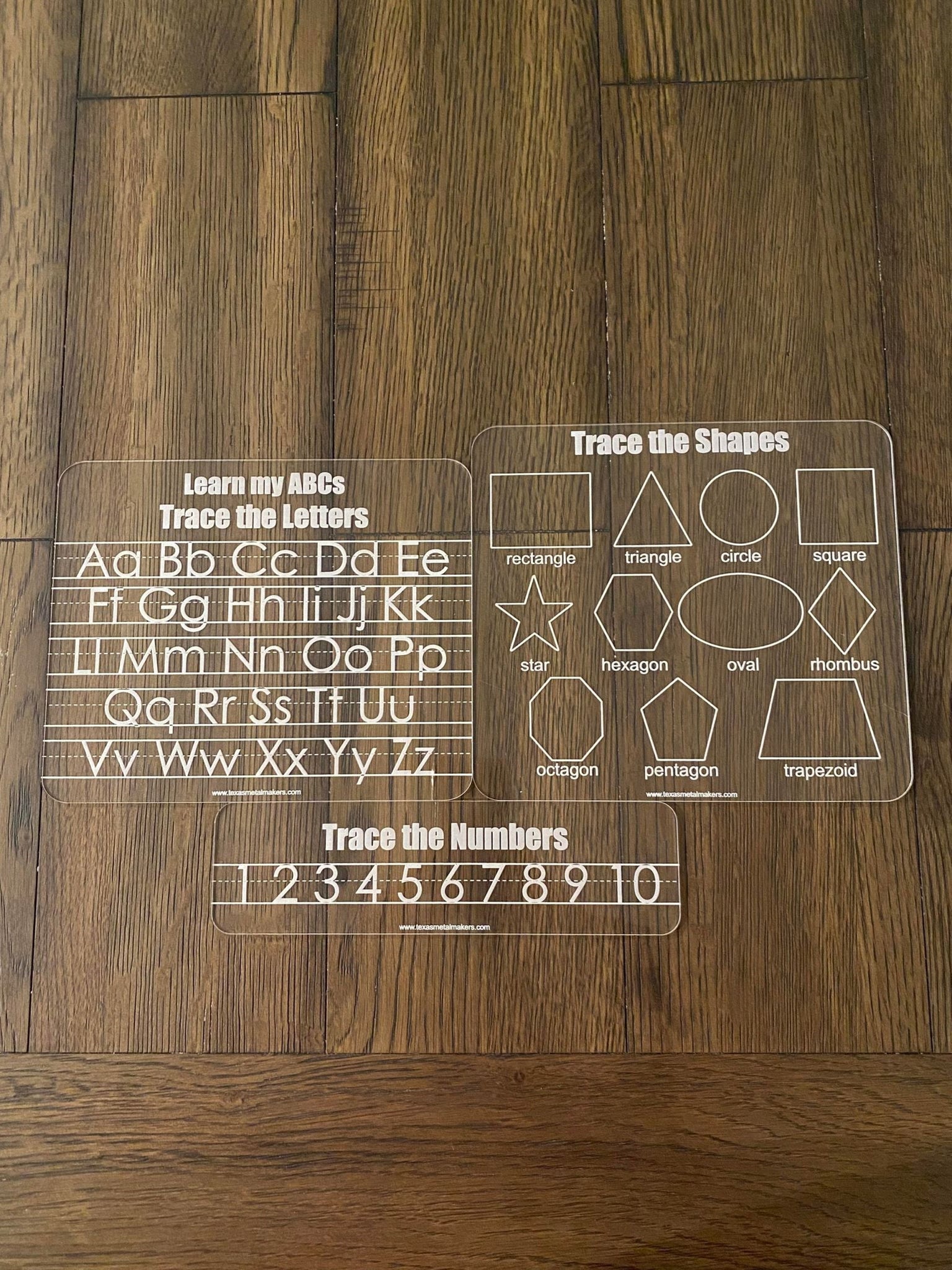 Wooden Wooden Alphabet Tracing Board Handwriting Practice