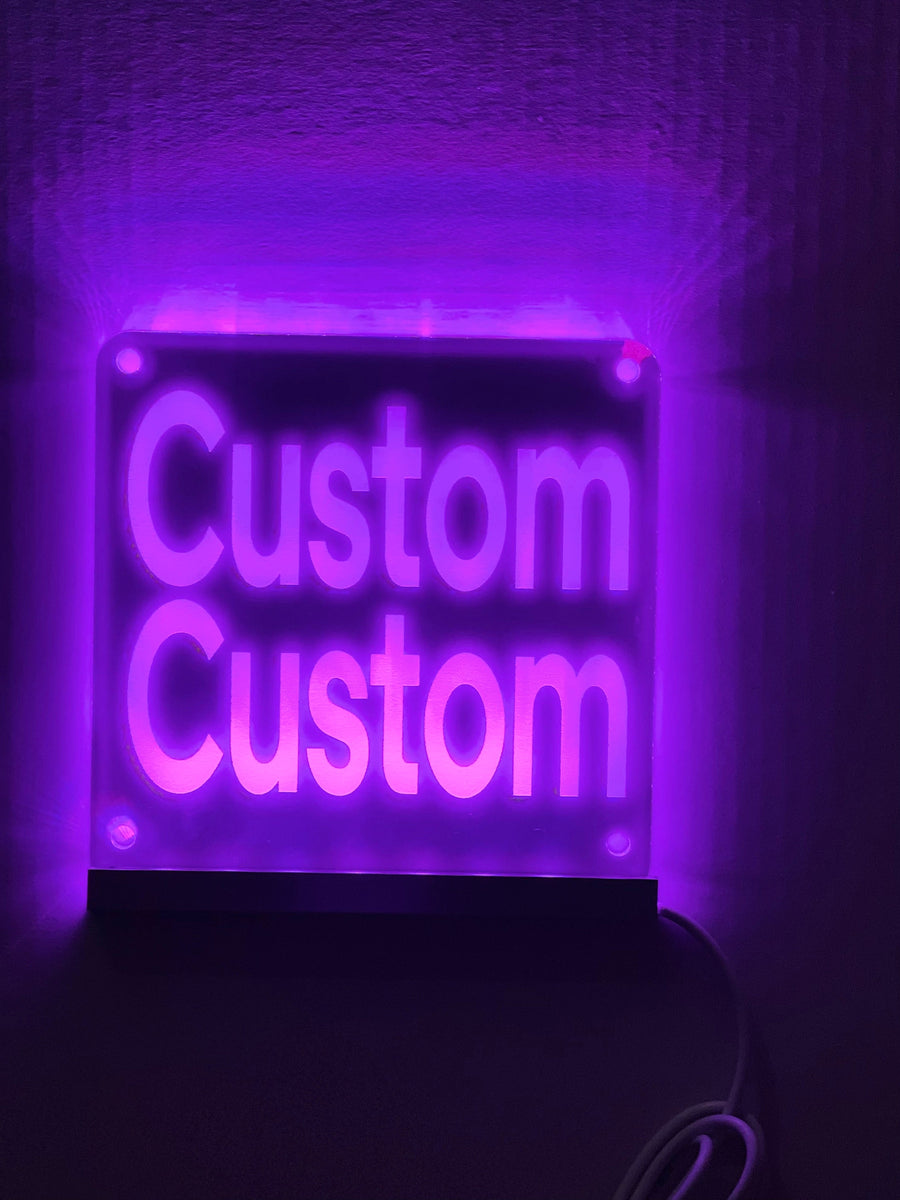 Custom Delivery Driver LED Window Sign | Car Driver Window LED Light U ...