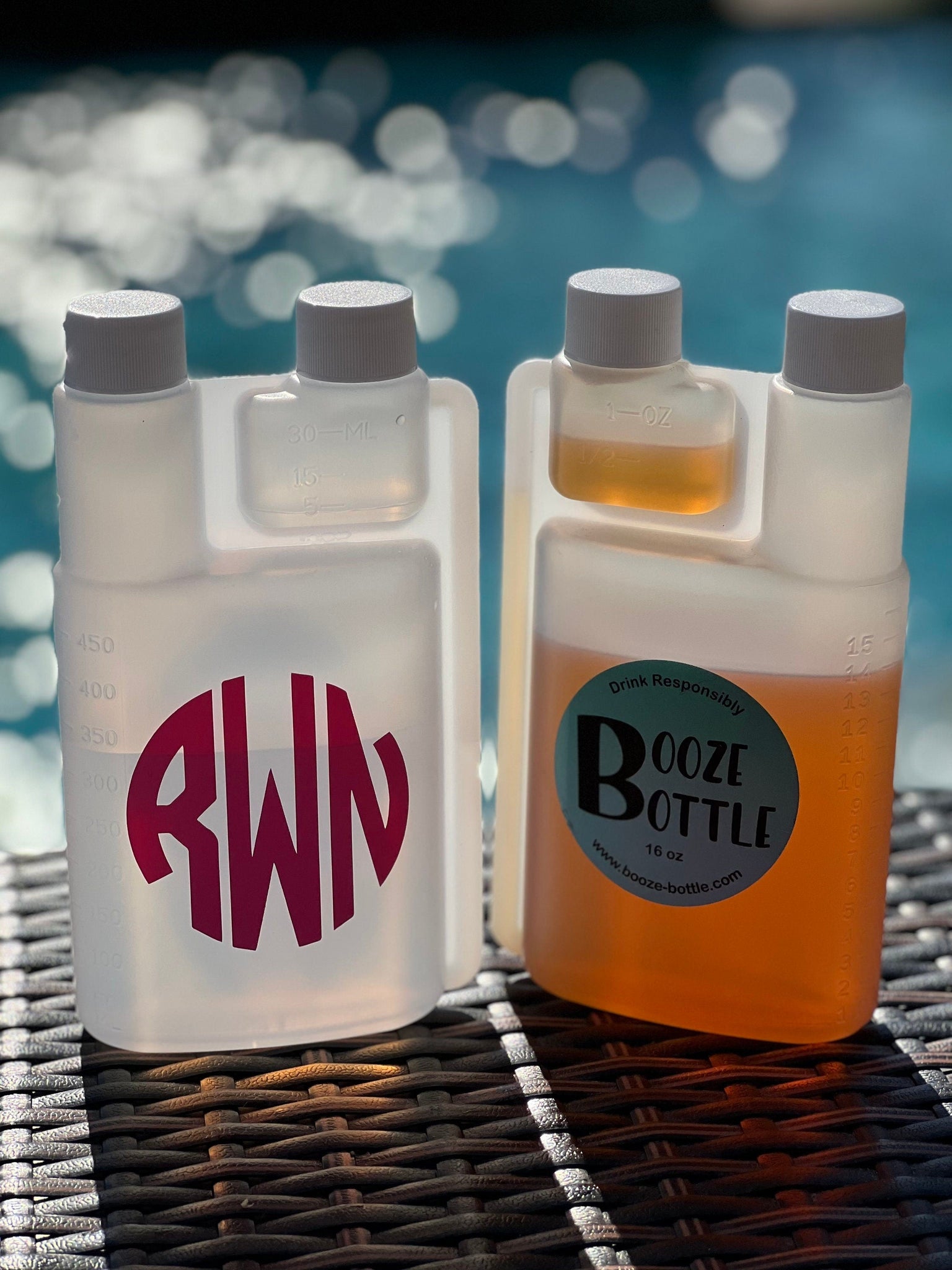 8 oz Booze Bottles - The Ultimate Liquor Storage Flask & Shot