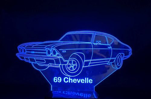 60 Corvette Convertible 3D LED Color Changing Desk Lamp, Night Light, –  Texas Metal Makers