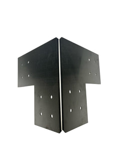 Stainless Steel Structural Design Corner Bracket for 6x6 Post, 6x6 Stainless Steel Corner Support Bracket, 6x6 Stainless Corner Bracket