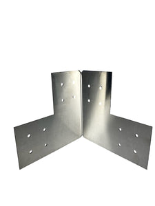 Stainless Steel Structural Design Corner Bracket for 6x6 Post, 6x6 Stainless Steel Corner Support Bracket, 6x6 Stainless Corner Bracket