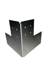 Load image into Gallery viewer, Stainless Steel Structural Design Corner Bracket for 6x6 Post, 6x6 Stainless Steel Corner Support Bracket, 6x6 Stainless Corner Bracket